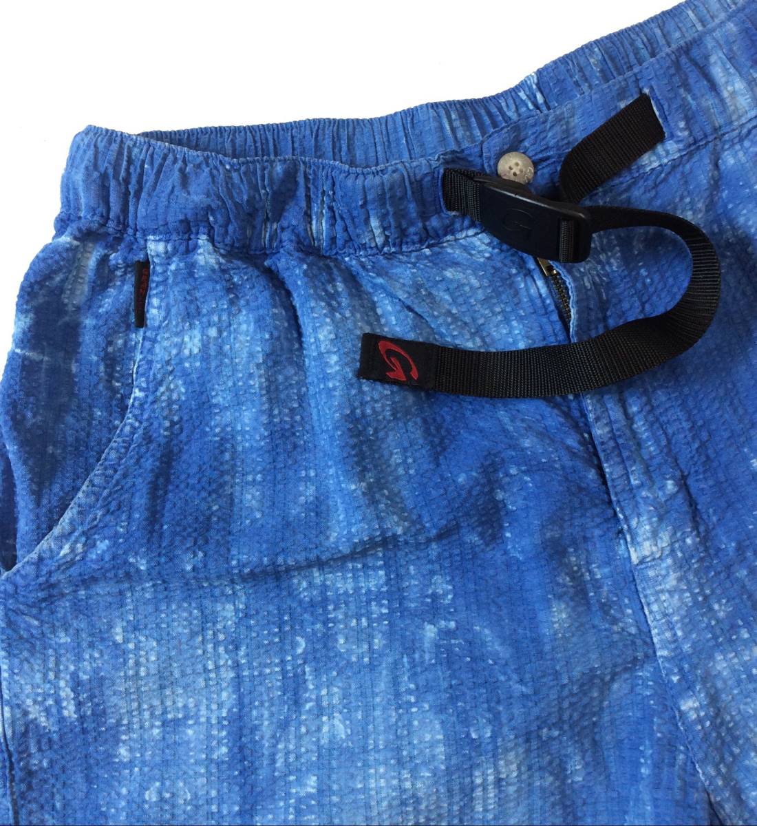 GRAMICCI Gramicci USA made sia soccer shorts short pants shorts blue Thai large cotton WOMEN*S L
