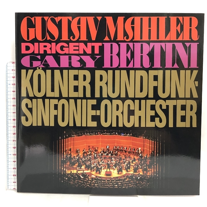 ガリー・ベルティーニ指揮 ケルン放送交響楽団 1991年日本公演 GUSTSIV MAHLER DIRIGENT BERTINI パンフレットの画像1