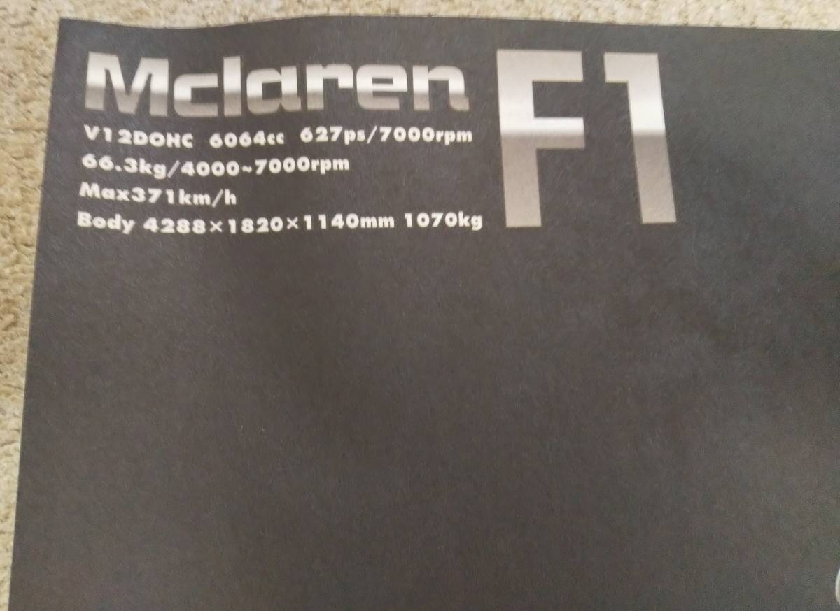 マクラーレン Ｆ１　２００６年不織布カレンダー　長期保管品　中古_画像3