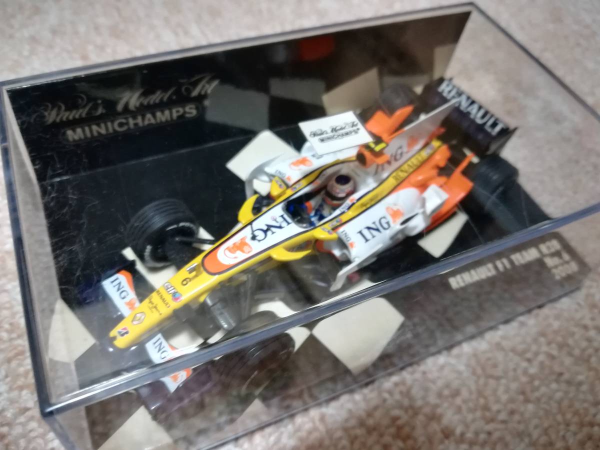 即決 ミニチャンプス 1/43 ルノー R28 2008 #6 ネルソン ピケ Jr. / PMA / 送料込_画像2