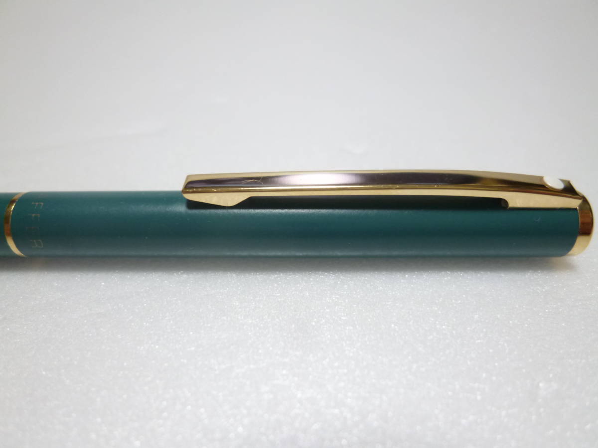 シェーファー　SHEAFFER　ボールペン　グリーン＆ゴールド　極美品！！_画像3