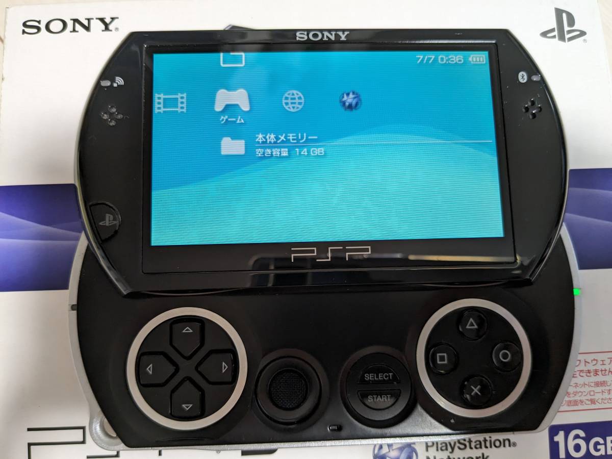 ヤフオク! - 【美品】 PSP go ピアノブラック PSP-N1000...