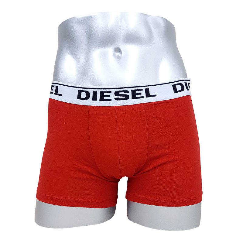 DIESEL ディーゼル アンダーウェア 3枚組 00CKY3 RQARZ E4095 XL 水色/赤/黒 ボクサーパンツ 下着 コットン 新品 並行輸入品_画像6