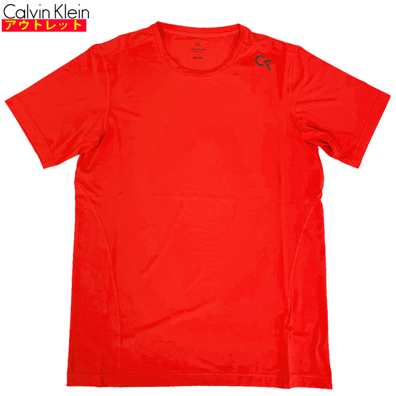 カルバンクライン 新品・アウトレット 半袖 Tシャツ Lサイズ 4MS9K219 679 RED 赤 メンズ クリックポストで送料無料_画像1