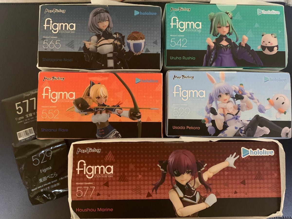 figma ホロライブ 3期生 兎田ぺこら 潤羽るしあ 不知火フレア 白銀