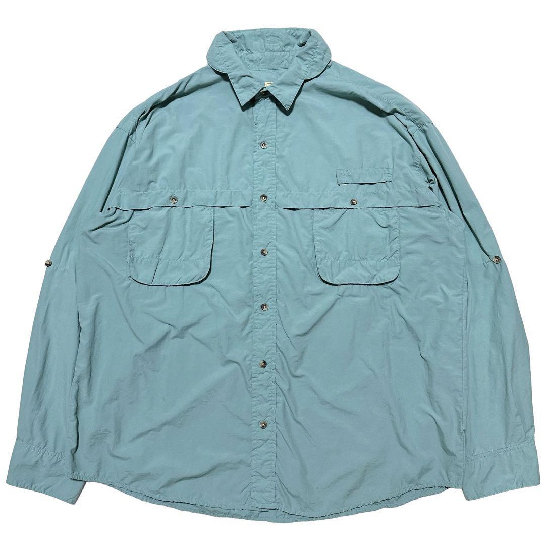 90s】 L L Bean×SPORTIF USA フィッシングシャツ 検)エルエル 90s】 L L Bean×SPORTIF USA フィッシングシャツ 検)エルエル