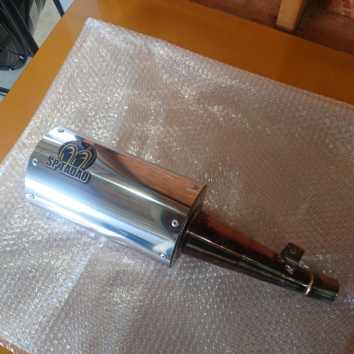 セロー250 社外 SP忠男 POWER BOX マフラー サイレンサー ステンレス