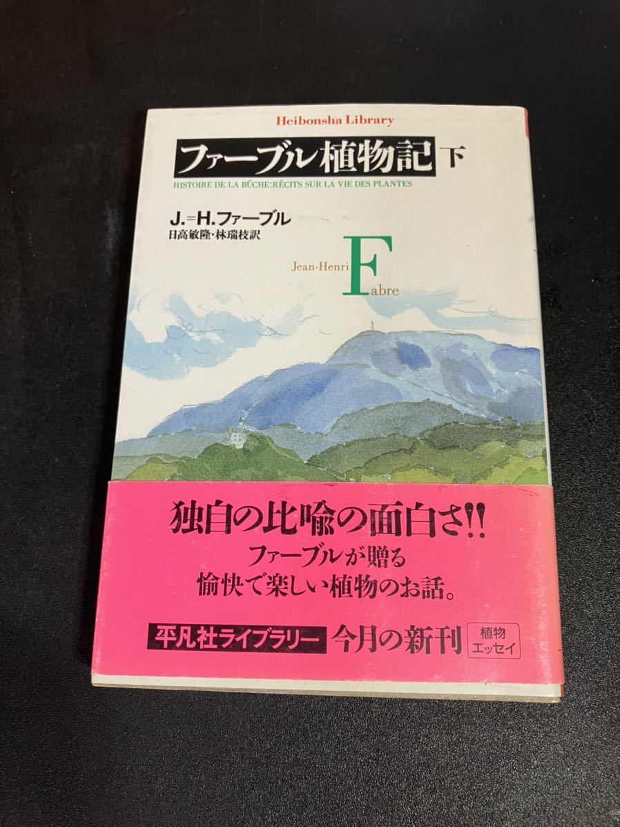 23-6-14『 ファーブル植物記　上 下セット』平凡社ライブラリー(624・627） Ｊ．＝Ｈ．ファーブル／著　日高敏隆／訳　林瑞枝／訳_画像3