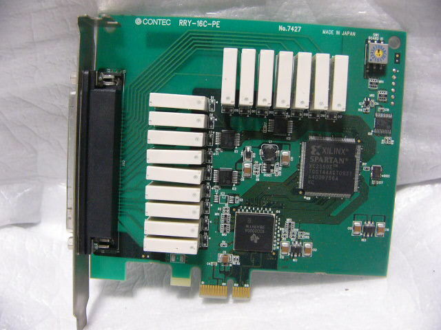 ★動作保証 CONTEC RRY-16C-PE リードリレー接点出力 PCI Expressボード 16ch 複数有_画像1