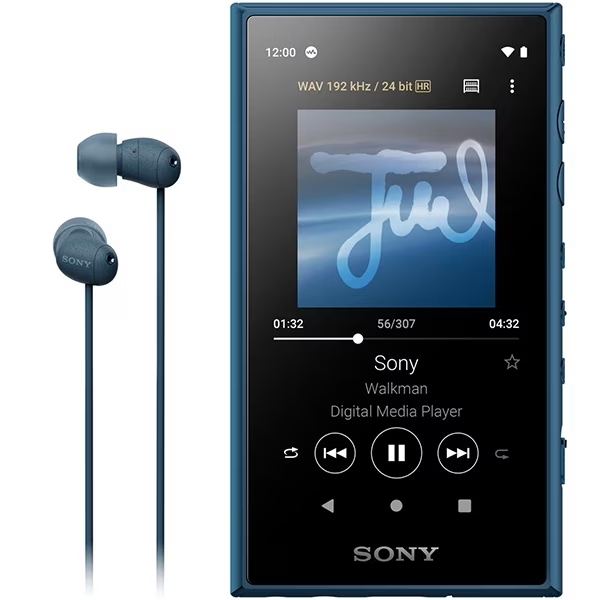 ◆新品 SONY ソニー Walkman(ウォークマン) NW-A105HN LM  [A100シリーズ/ハイレゾ音源対応/専用ヘッドホン付/16GB/ブルー] 保証付 1点限り