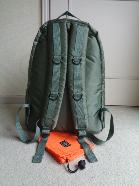 * new goods *PORTER* tongue car * Yoshida bag * backpack * sage green / orange * product number 622-76674*