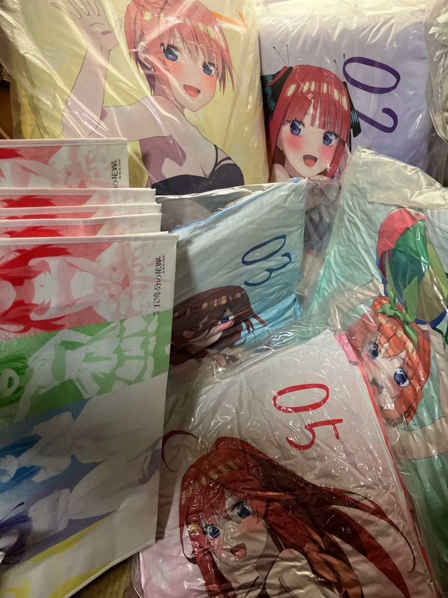 五等分の花嫁 抱き枕 特典バッグ 全5種セット ドン・キホーテ ドンキ 新品 未使用 未開封品