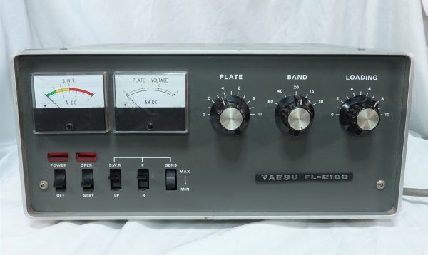 YAESU FL-2100 HF帯 真空管 500W リニアアンプ(アクセサリ)|売買され