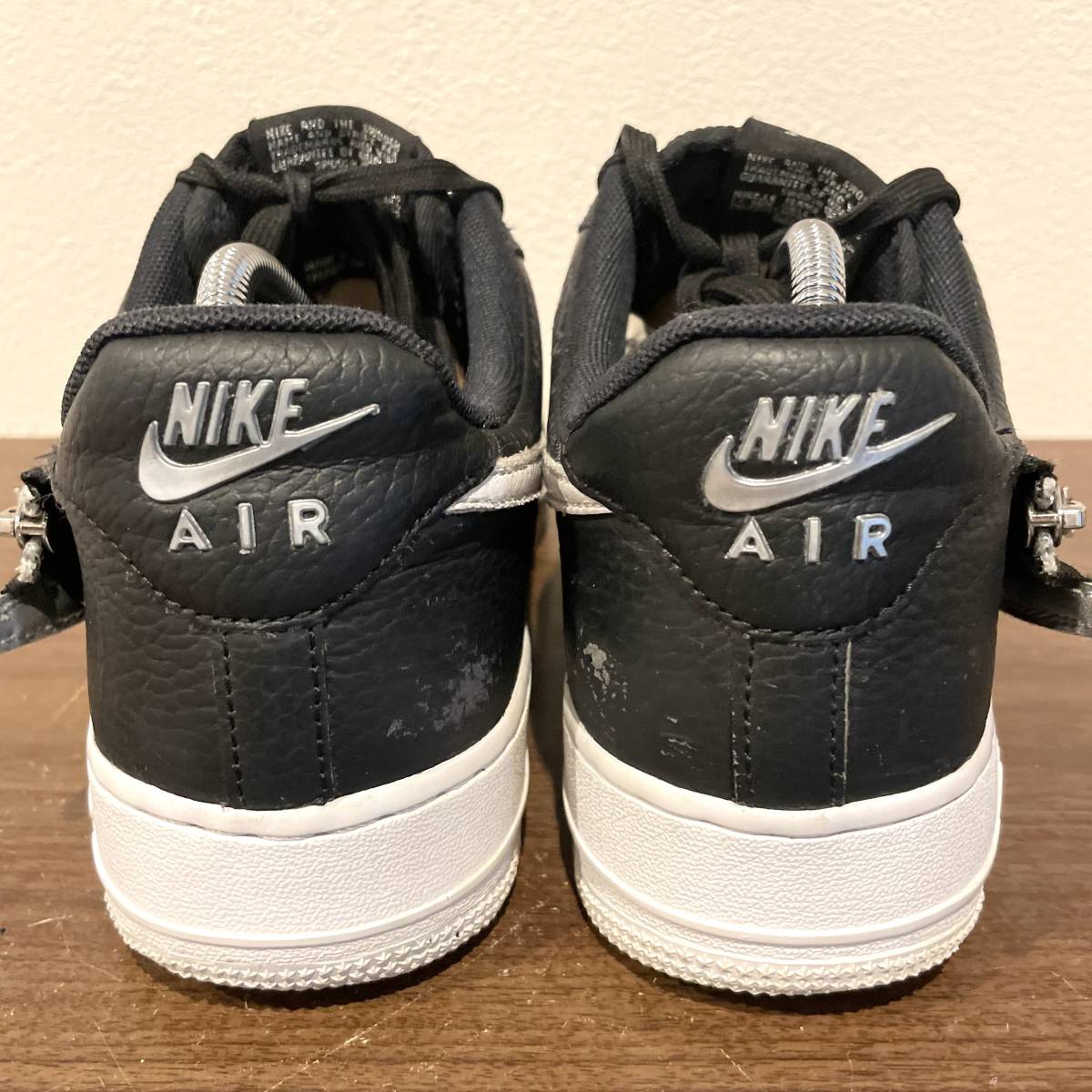 NIKE AIR FORCE 1 BLACK ZIPPER ナイキ エア フォース ワン ブラック