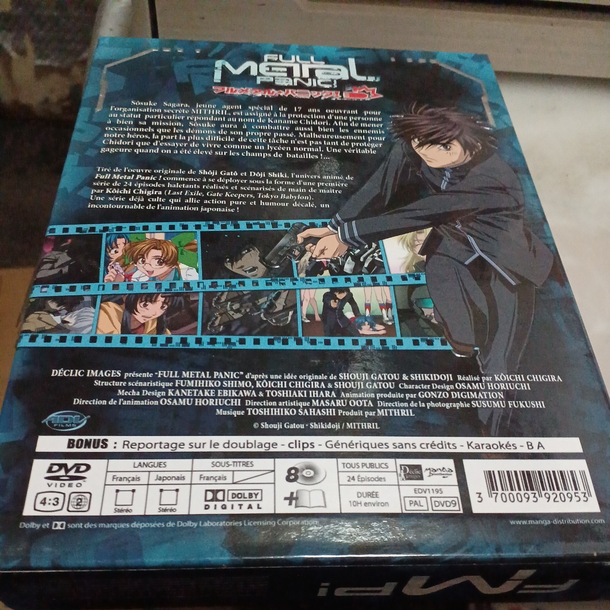 海外版　Full Metal Panic ! （フルメタル・パニック!） - Intgrale - Edition Collector　第一期　全24話 (8 DVD + Livret)　輸入import_画像2