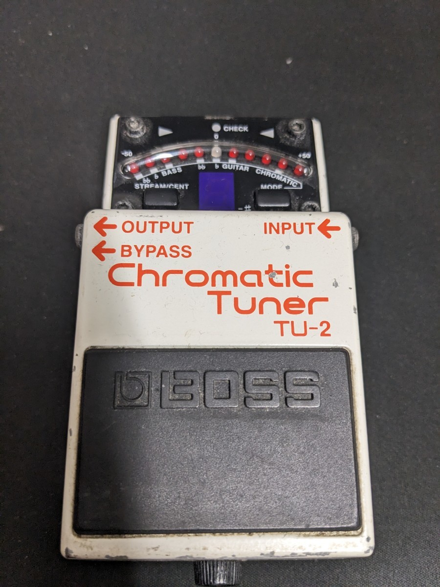 BOSS black matic tuner TU-2 used 