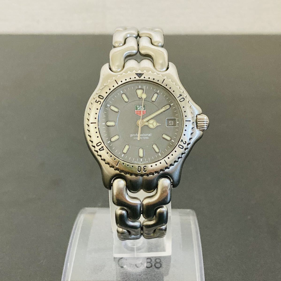 最前線の 【動作品】TAG HEUER 腕時計 メンズ クォーツ WG1213-K0 200M