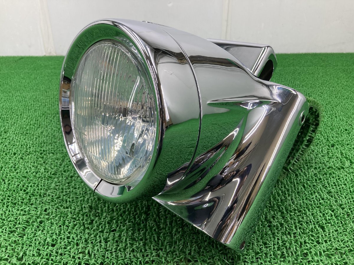  Softail head light Harley original used bike parts ultra rare f Ray totore inner cell cover chrome koke scratch less vehicle inspection "shaken" Genuine