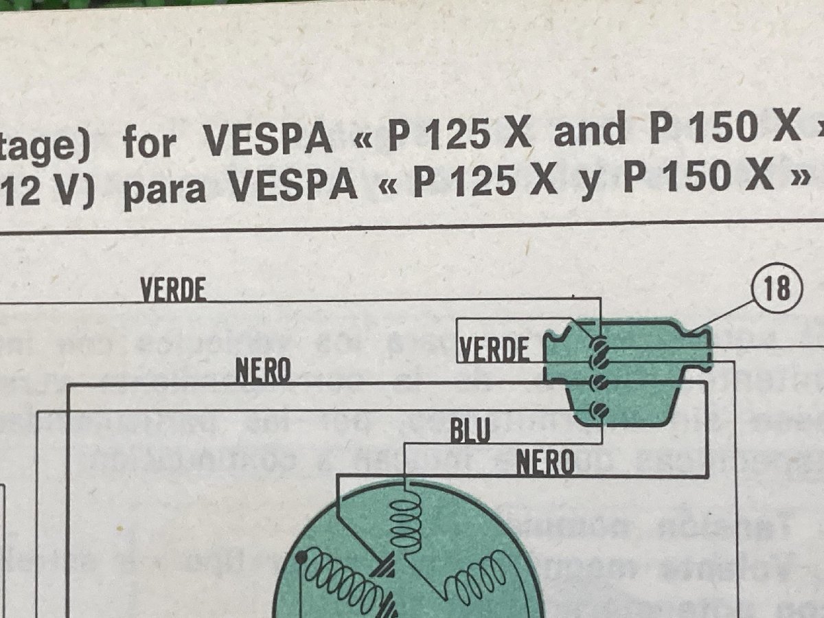  Vespa P125X Vespa P150X Vespa P200E руководство по обслуживанию Piaggio стандартный б/у схема проводки есть сервис стойка manual Британия . язык 