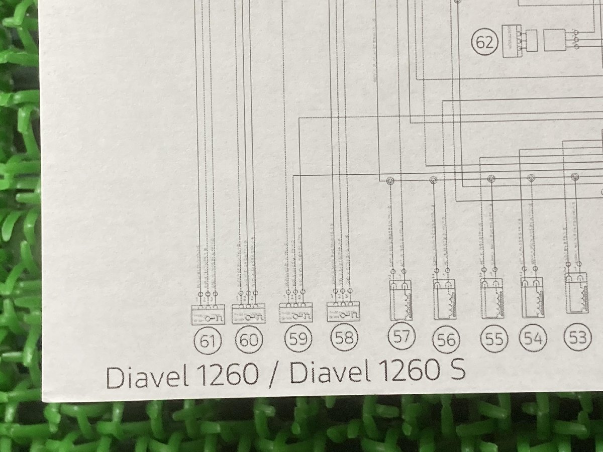 ディアベル1260 ディアベル1260S 取扱説明書 ドゥカティ 正規 中古 バイク 整備書 配線図有り オーナーズマニュアル DIAVEL1260S_取扱説明書