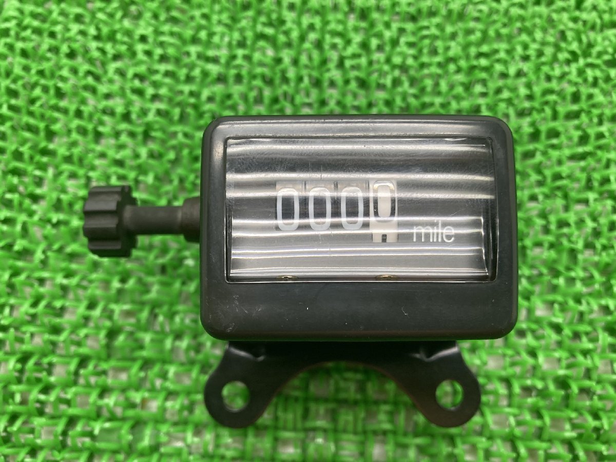 WR250F トリップメーター ヤマハ 純正 中古 バイク 部品 競技モデル WR225F WR450Fなどに 割れ欠け無し マイル表示 車検 Genuine