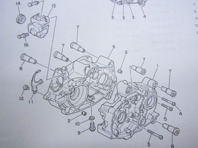 Vメイト パーツリスト 1版 V50 D B ED V80D 1AJ 1AK 1AN 1AL 1HF ヤマハ 正規 中古 バイク 整備書 V50 V50D V50B V50ED V80D 1AJ_パーツリスト