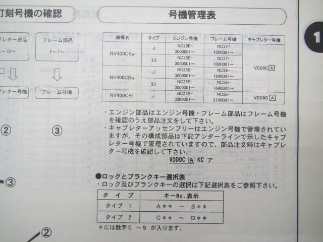 スティード400VLS スティード400VLX パーツリスト 3版 ホンダ 正規 中古 バイク 整備書 NV400CS CB NC37-100 NC26-164 210 dC_11MBSWJ3