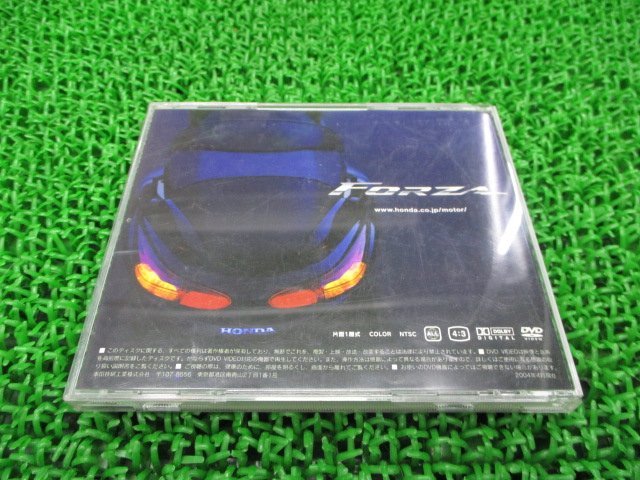 フォルツァ 機能紹介DVD ホンダ 純正 中古 バイク 部品 FORZA 2004年 MF08 プロモーションDVD 車検 Genuine_機能紹介DVD