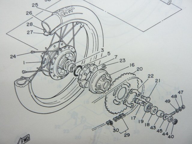 YB50 パーツリスト 1版 ヤマハ 正規 中古 バイク 整備書 58E F5B-820101～ 整備に役立ちます zB 車検 パーツカタログ 整備書_パーツリスト