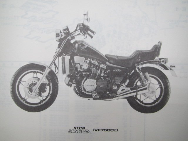 VF750マグナ パーツリスト 1版 ホンダ 正規 中古 バイク 整備書 RC09-100 MB1 zv 車検 パーツカタログ 整備書_パーツリスト