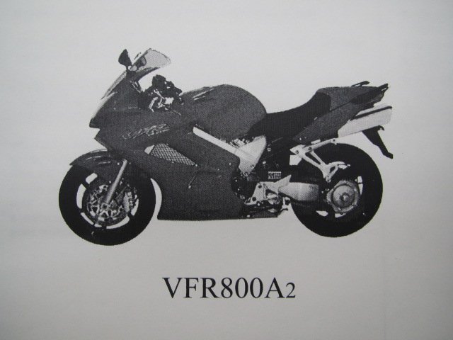 VFR800 A パーツリスト VFR800/VFR800A 1版 ホンダ 正規 中古 バイク 整備書 英語版 RC46 MCW jk 車検 パーツカタログ 整備書_パーツリスト