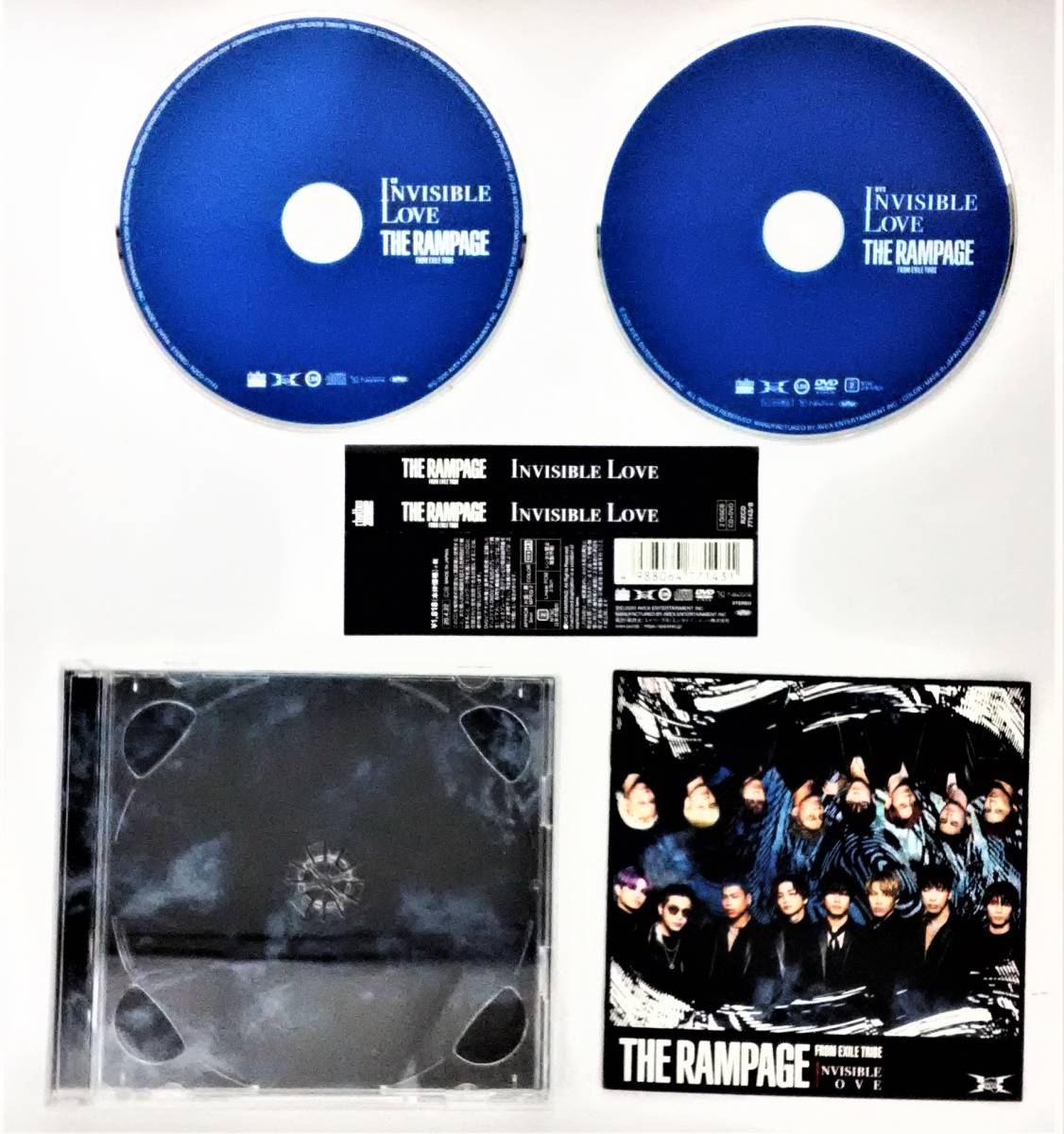 万1 08924 THE RAMPAGE from EXILE TRIBE／INVISIBLE LOVE [CD+DVD]_画像3