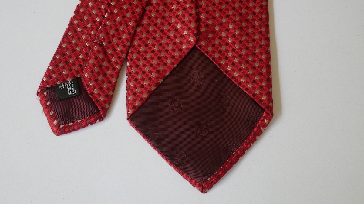  beautiful goods [GIORGIO ARMANIjoru geo Armani ]USED brand necktie /m63-G4-26-30