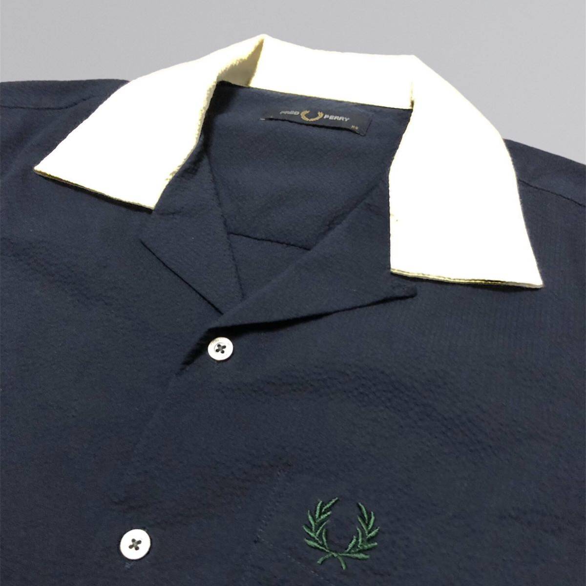 ☆フレッドペリー/Fred Perry☆クレリック シアーサッカーシャツ F4560_画像3