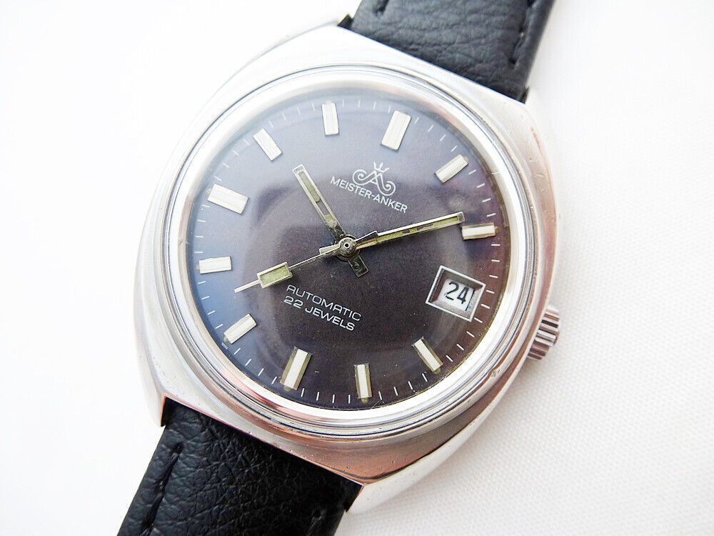 cx12◆◆MEISTER ANKER GUB GLASHUTTE SPEZICHRON 自動巻き Cal.11-27 レア 貴重 ヴィンテージ_画像2