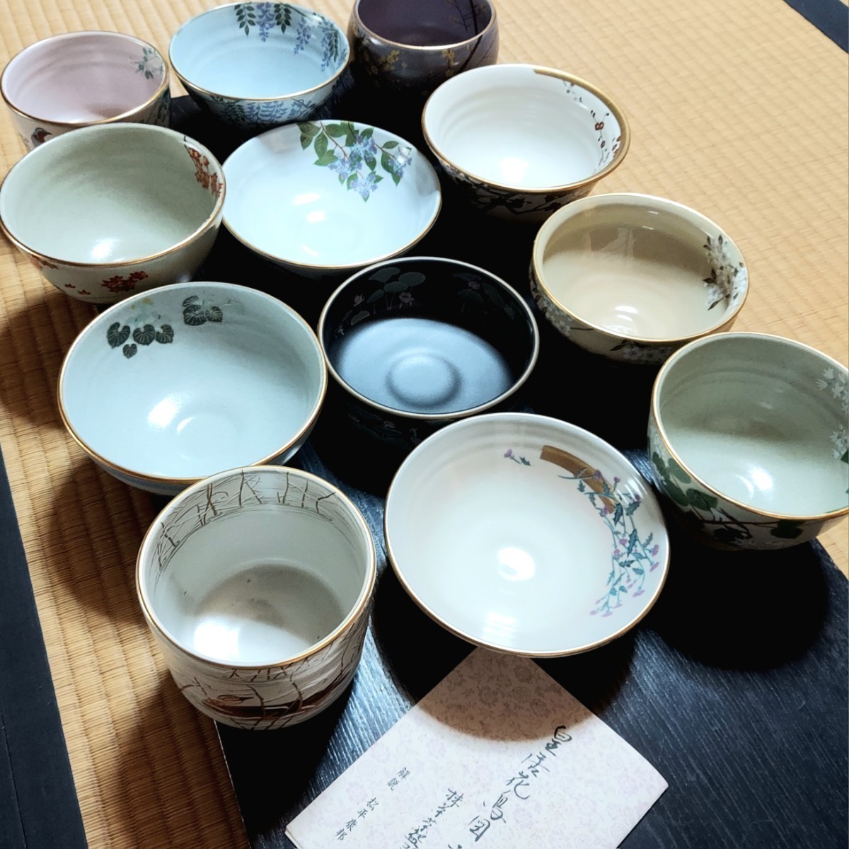 Yahoo!オークション - 皇居花鳥図十二ヵ月 抹茶茶碗コレクション Yahoo!オークション - 皇居花鳥図十二ヵ月 抹茶茶碗コレクション