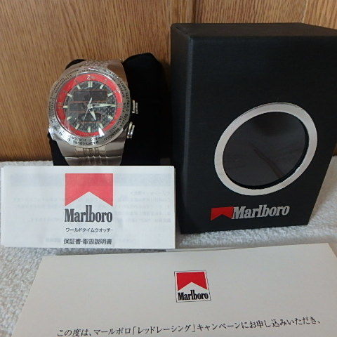 Marlboro*s Koo te задний Ferrari * Marlboro * приз хронограф кварц часы *2007 M* Schumacher последний Ferrari 