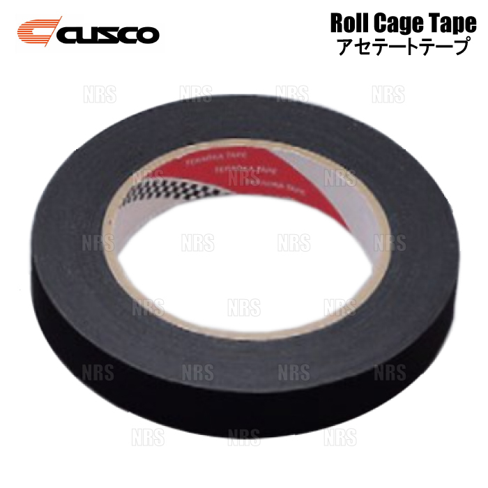CUSCO クスコ アセテートテープ (ロールケージテープ) 30m (幅19mm) ブラック (00D-251-AB_画像1