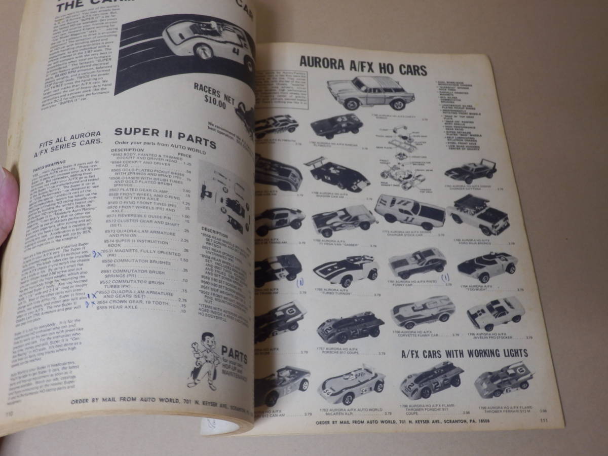 AUTO WORLD CATALOG 1973 - MODEL CARS, SLOT CARS, etc._画像3