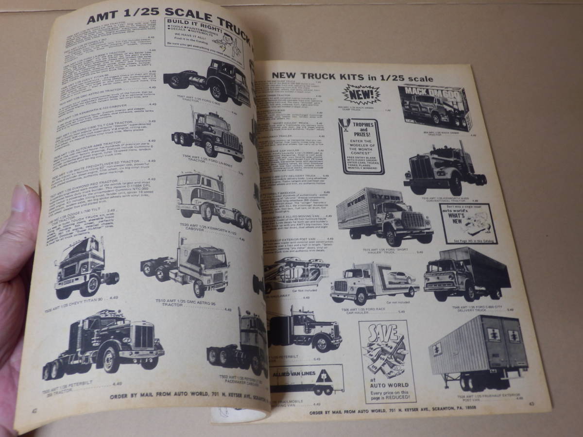 AUTO WORLD CATALOG 1973 - MODEL CARS, SLOT CARS, etc._画像6