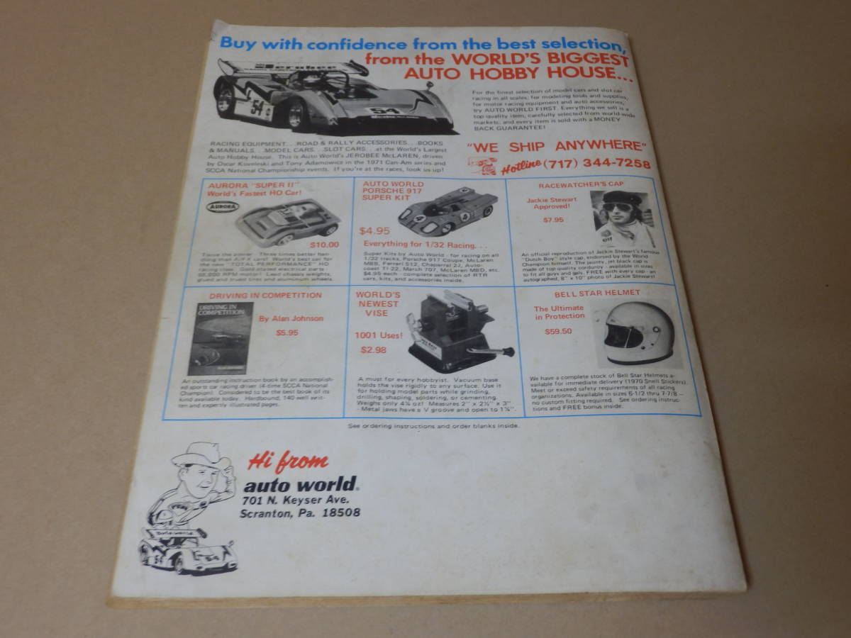 AUTO WORLD CATALOG 1973 - MODEL CARS, SLOT CARS, etc._画像9