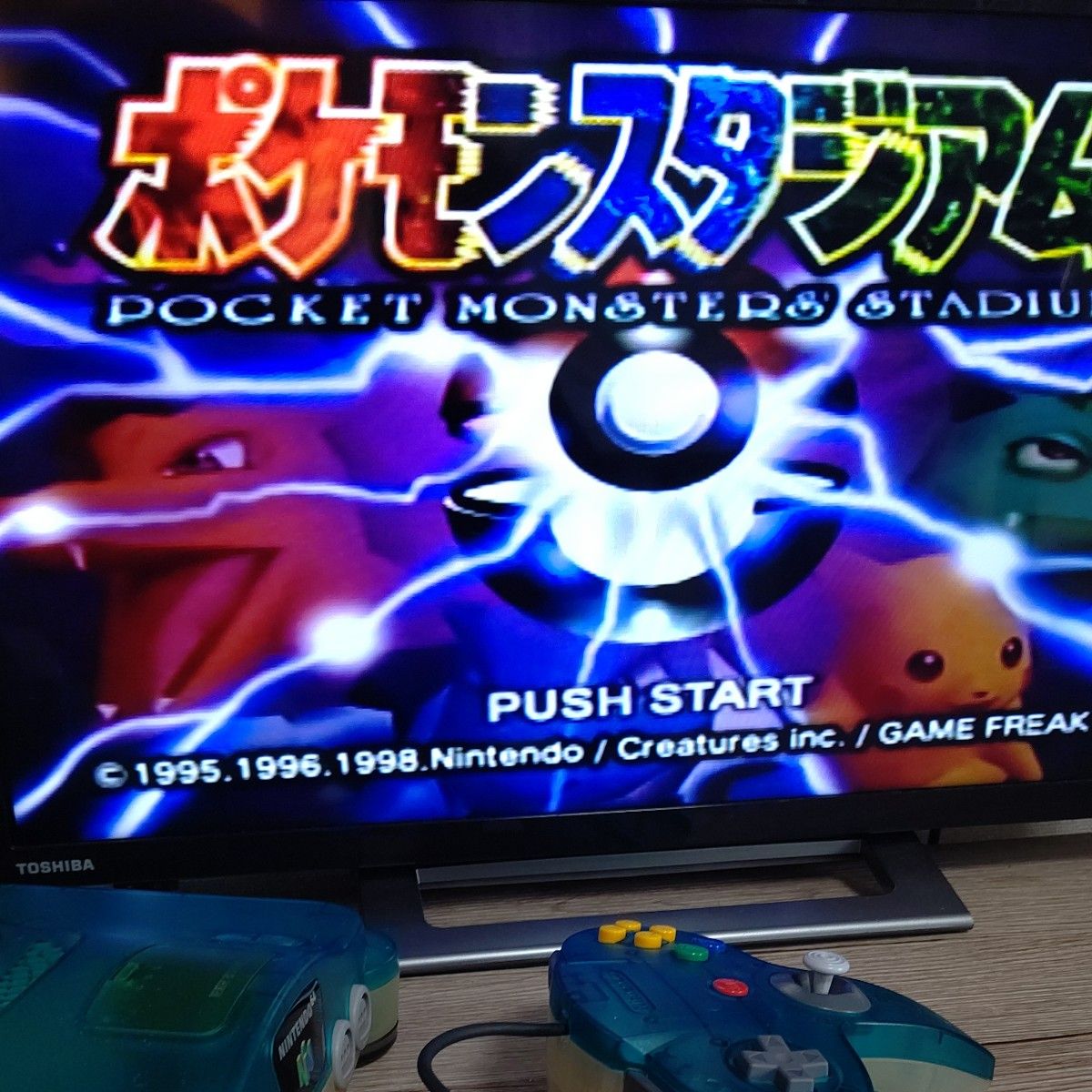 動作確認済】ニンテンドー64 クリアブルー 本体 ソフトセット 動作確認済】ニンテンドー64 クリアブルー 本体 ソフトセット