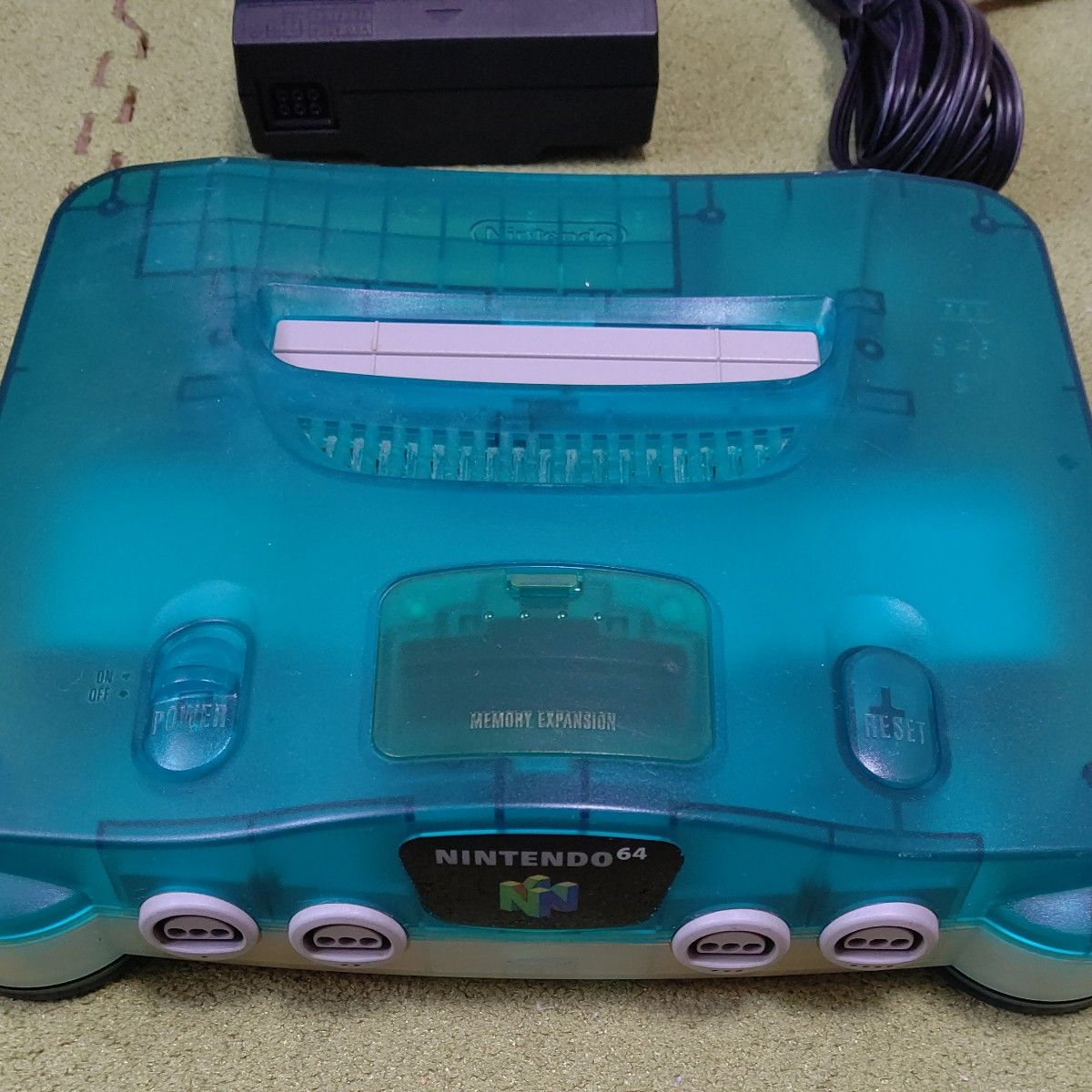 動作確認済】ニンテンドー64 クリアブルー 本体 ソフトセット 動作確認済】ニンテンドー64 クリアブルー 本体 ソフトセット