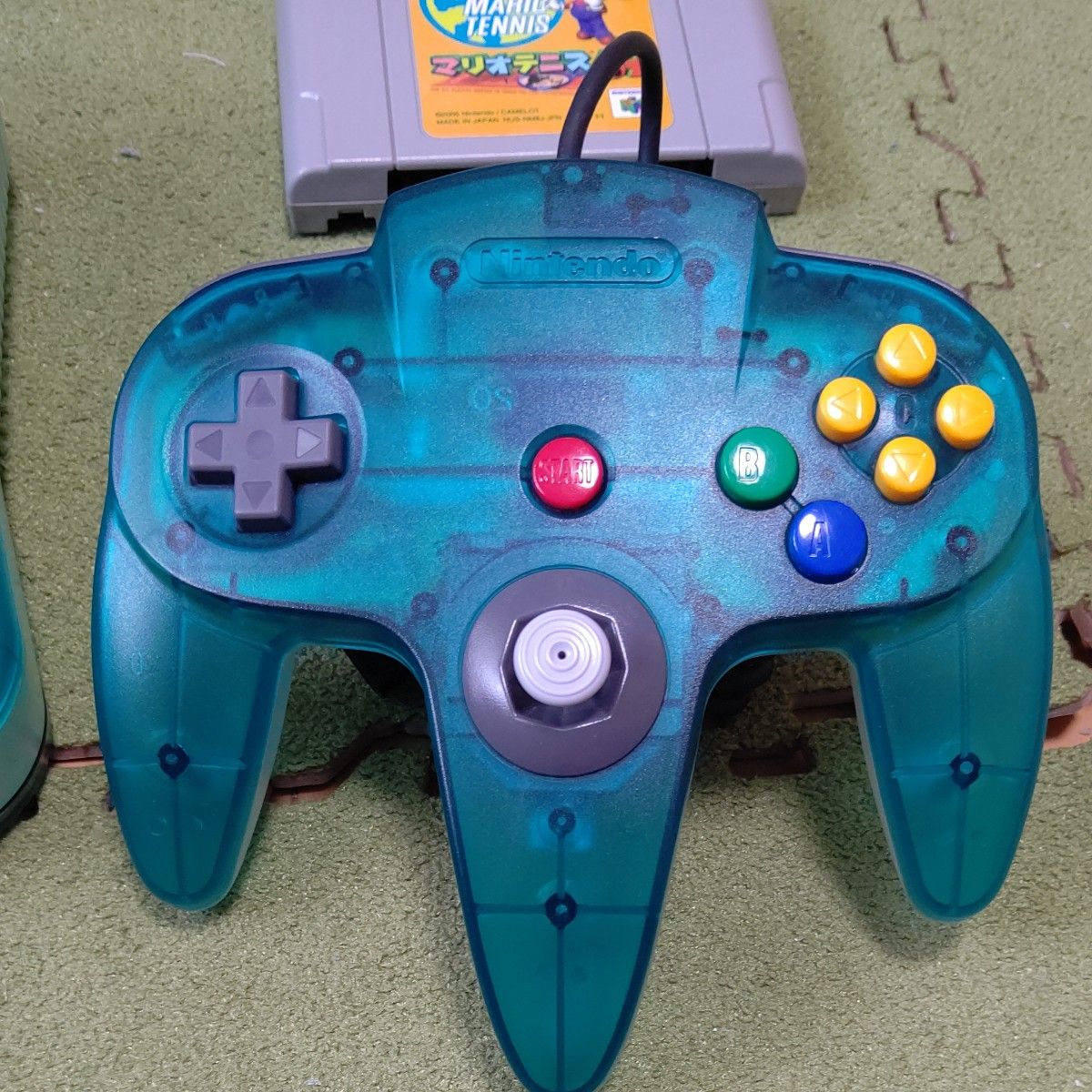 動作確認済】ニンテンドー64 クリアブルー 本体 ソフトセット 動作確認済】ニンテンドー64 クリアブルー 本体 ソフトセット