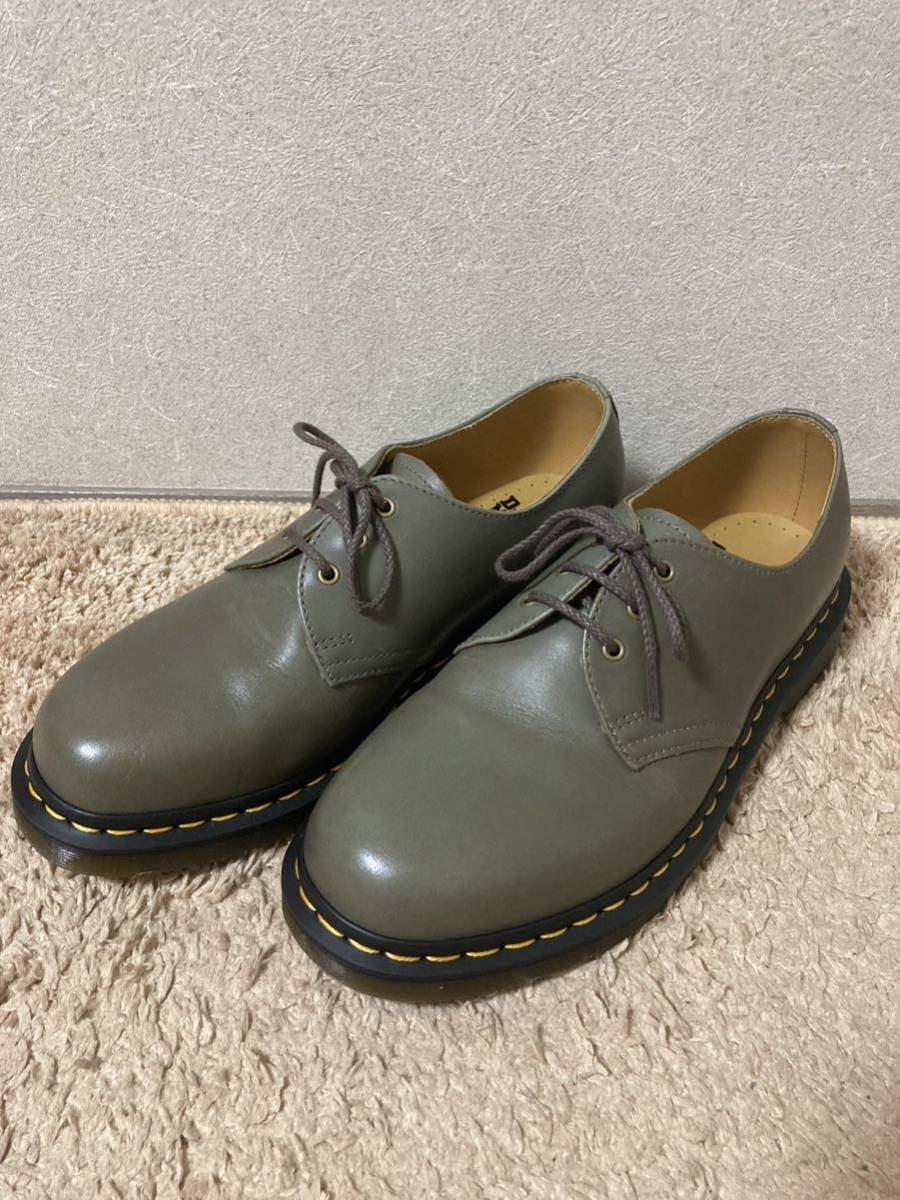 在庫処分大特価!!】 UK7 OLIVE 3ホールシューズ Dr.Martens 26センチ