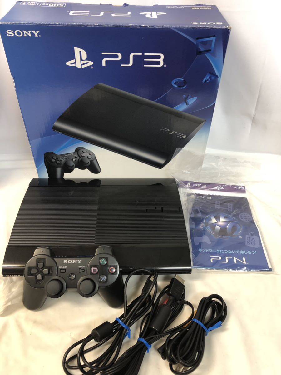 付属品完備【ほぼ未使用】プレステ3 PS3 PlayStation3 CECH-4300C