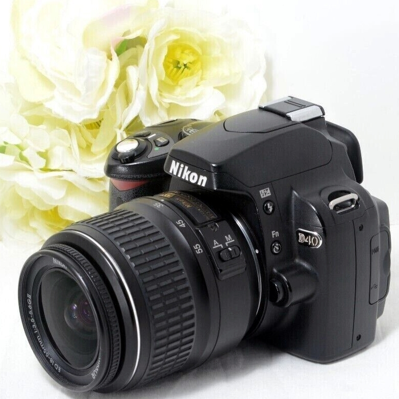 良質 AF-S D40 Nikon ☆届いてスグ使える☆ニコン 18-55 デジタル一眼