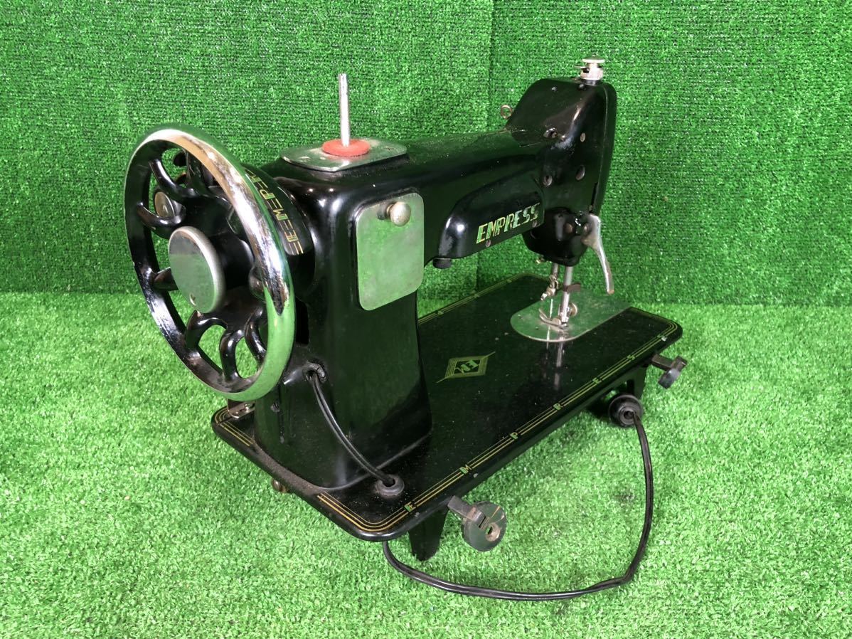 5-068]en Press antique sewing machine EMPRESS antique rare 