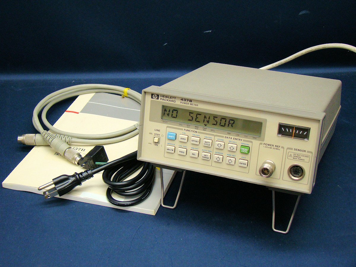 agilent アジレント 437B パワーメータ 100K-50GHZ 11730A付 中古