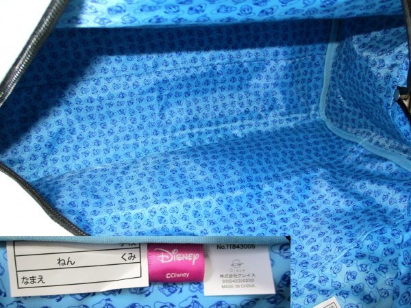 [P223]DONALD DUCK/ Donald Duck *2way сумка "Boston bag" WH×BK большая вместимость W51cm